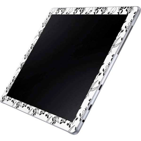 Looney Tunes Big Head Pattern Galaxy Book 12in Skin